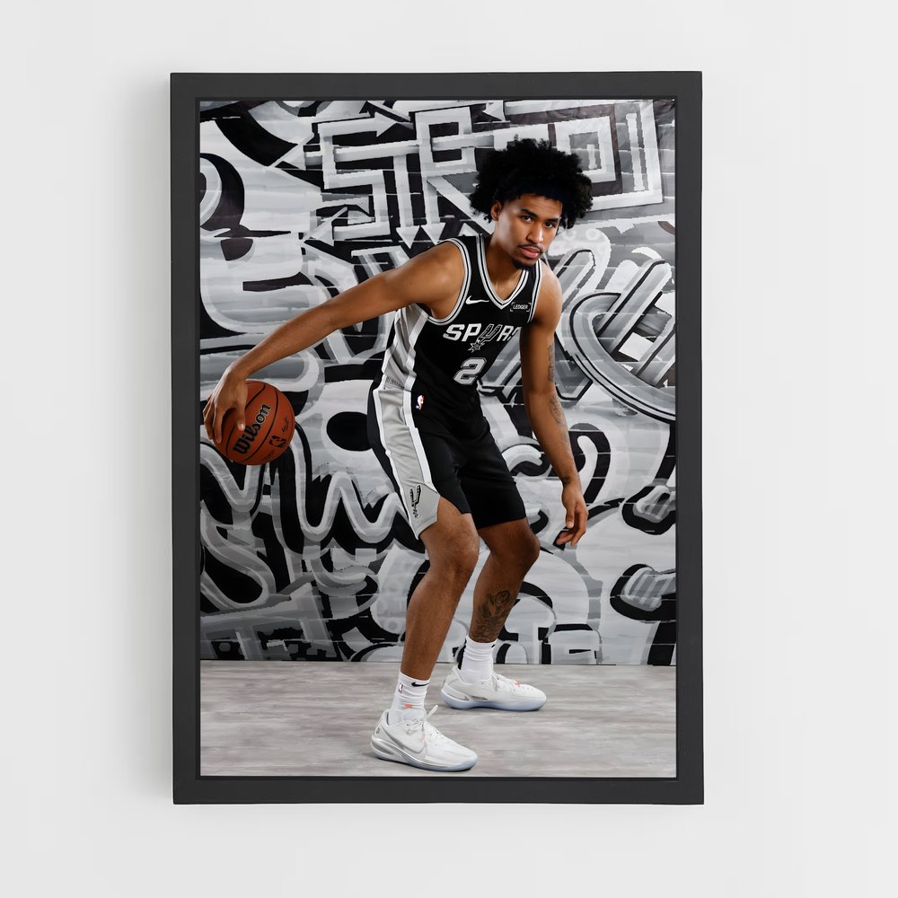 Poster Dylan harper – affiche Basketball (vue 2)